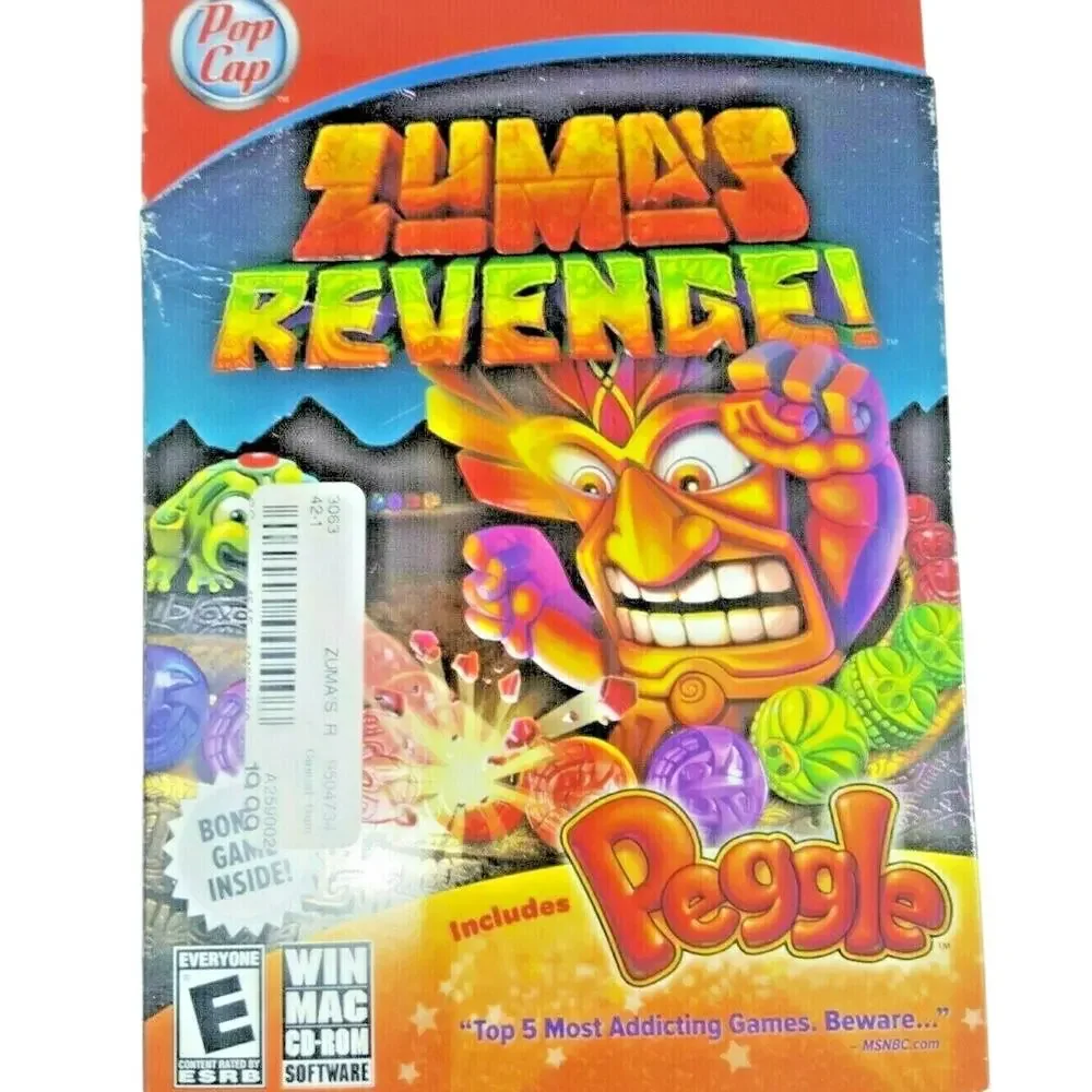Zumas Revenge Video Computer Game PC Mac CD Rom y2k Mint Disc